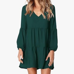 Tunic V Neck Dress flowy
